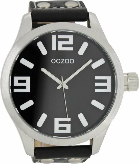 Beste Verkoop π OOZOO Timepieces C1004 - Horloge - 50 Mm - Leer - Zwart β 3 Beste Verkoop π OOZOO Timepieces C1004 - Horloge - 50 Mm - Leer - Zwart β