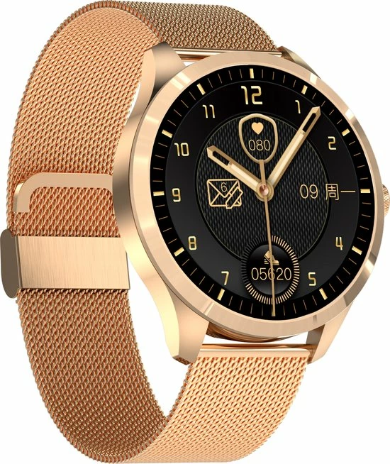 Goedkoopste ⌛ Belesy® Y6 Pro 2022 - Smartwatch Dames - Smartwatch Heren - Android - IOS - Horloge - 1.28 Inch - Kleurenscherm - Stappenteller - Bloeddruk - Hartslag - 75+ Wijzerplaten - Sporten - Staal - Goud 🥰 3 Goedkoopste ⌛ Belesy® Y6 Pro 2022 - Smartwatch Dames - Smartwatch Heren - Android - IOS - Horloge - 1.28 Inch - Kleurenscherm - Stappenteller - Bloeddruk - Hartslag - 75+ Wijzerplaten - Sporten - Staal - Goud 🥰