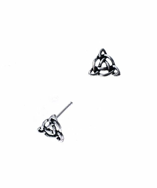 Flash-uitverkoop π Oorbellen Dames | Oorstekers | Zilveren Oorstekers, Triquetra Met Cirkel | WeLoveSilver π 3 Flash-uitverkoop π Oorbellen Dames | Oorstekers | Zilveren Oorstekers, Triquetra Met Cirkel | WeLoveSilver π