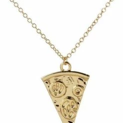 Uitgang ๐ Amodi 24/7 Jewelry Collection Pizzapunt Ketting - Pizza - Goudkleurig ๐ฏ