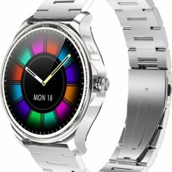 Goedkoop 🛒 Belesy® MARS - Smartwatch Dames - Smartwatch Heren - Horloge - Bloeddruk - ECG - Stappenteller - 1.3 Inch - Kleurenscherm - Full Touch - Zilver - Staal - Schakel 🔔 27 Goedkoop 🛒 Belesy® MARS - Smartwatch Dames - Smartwatch Heren - Horloge - Bloeddruk - ECG - Stappenteller - 1.3 Inch - Kleurenscherm - Full Touch - Zilver - Staal - Schakel 🔔 -Sieraden-horloges Winkel 550x676