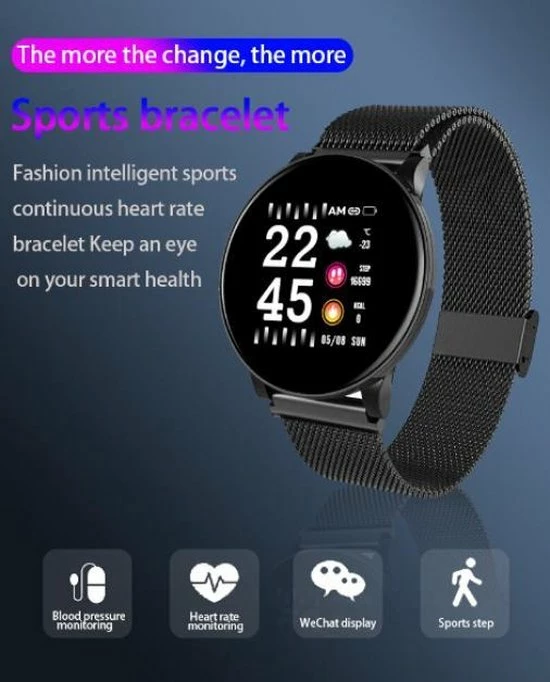 Groothandel 🤩 Nieuw - Belesy® - Smartwatch - Goud ❤️ 12 Groothandel 🤩 Nieuw - Belesy® - Smartwatch - Goud ❤️ - Afbeelding 10