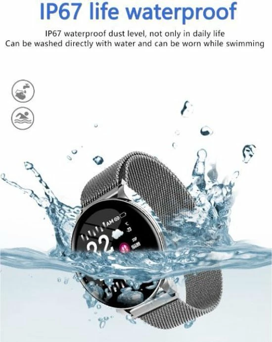 Groothandel 🤩 Nieuw - Belesy® - Smartwatch - Goud ❤️ 8 Groothandel 🤩 Nieuw - Belesy® - Smartwatch - Goud ❤️ - Afbeelding 6