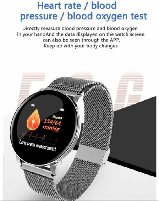 Groothandel 🤩 Nieuw - Belesy® - Smartwatch - Goud ❤️ 7 Groothandel 🤩 Nieuw - Belesy® - Smartwatch - Goud ❤️ - Afbeelding 5