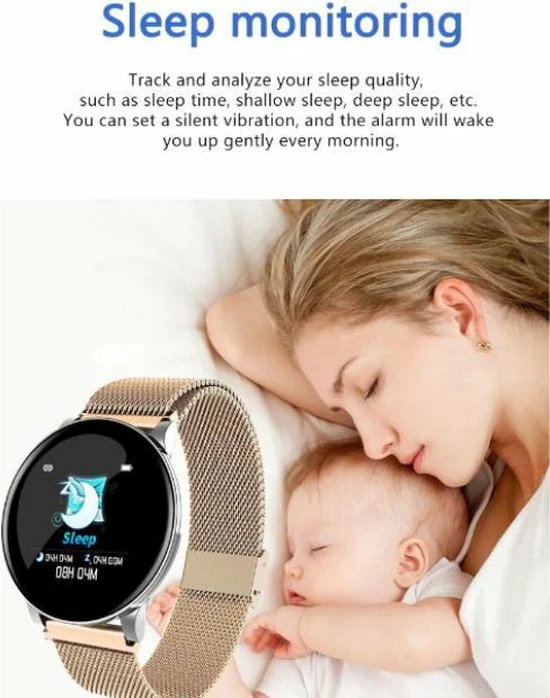 Groothandel 🤩 Nieuw - Belesy® - Smartwatch - Goud ❤️ 11 Groothandel 🤩 Nieuw - Belesy® - Smartwatch - Goud ❤️ - Afbeelding 9