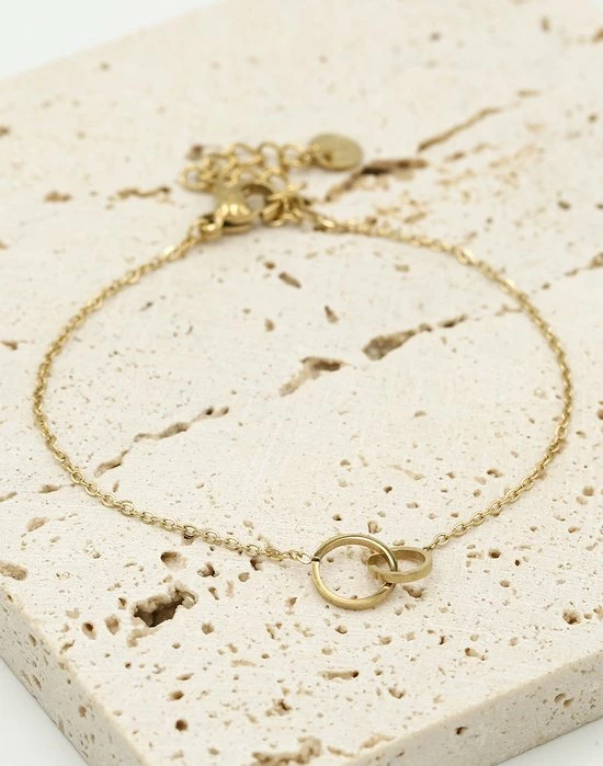 Goedkoop βοΈ Glow Adora - Armbanden - Connected Cirkels Love - Goudkleurig π 6 Goedkoop βοΈ Glow Adora - Armbanden - Connected Cirkels Love - Goudkleurig π - Afbeelding 4