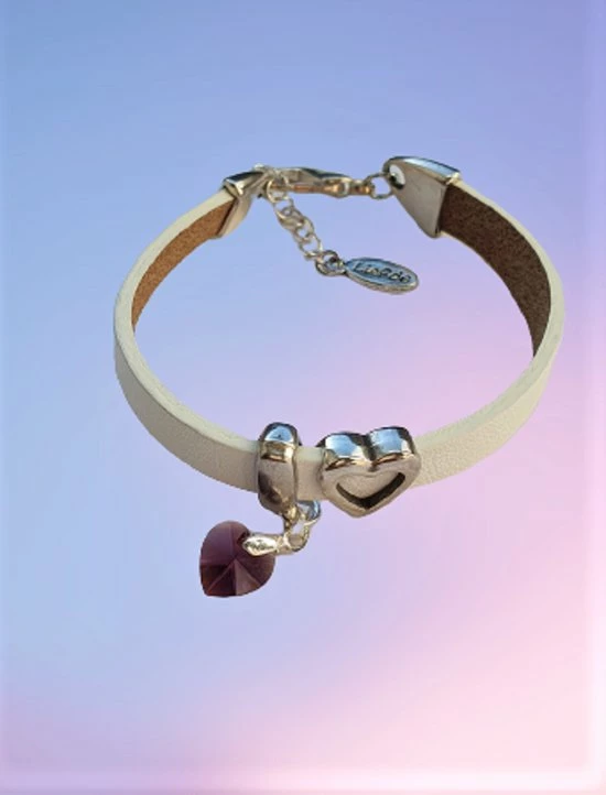 Beste Verkoop π MRLK Leren Armband Wit - Met Swarovski Hartje - Bedel Liefde - Hartjes Armband Dame - Kerst Armband -armband Liefde - Kerstmis Cadeau - Kerst Geschenk Vrouw - Vriendin - Moeder 𧨠4 Beste Verkoop π MRLK Leren Armband Wit - Met Swarovski Hartje - Bedel Liefde - Hartjes Armband Dame - Kerst Armband -armband Liefde - Kerstmis Cadeau - Kerst Geschenk Vrouw - Vriendin - Moeder 𧨠- Afbeelding 2