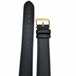 Aanbiedingen 😉 Horlogeband-12mm-echt Leer-zacht-mat-zwart-goudkleurige Gesp- 12 Mm ✔️ -Sieraden-horloges Winkel 550x726 2