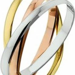 Coupon 🔥 Marie-Celeste Ring 3-in-1 Tricolor - Goud 🥰 -Sieraden-horloges Winkel 550x737