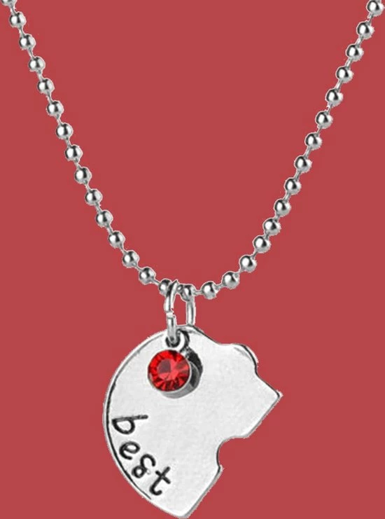 Goedkoop π Bixorp Friends BFF Ketting Voor 4 Met Zilverkleurig Hartje En Kristalletjes !XXL Variant! - Vriendschapsketting Meisjes - Best Friends Ketting Vriendschap Cadeau Voor Vier β 6 Goedkoop π Bixorp Friends BFF Ketting Voor 4 Met Zilverkleurig Hartje En Kristalletjes !XXL Variant! - Vriendschapsketting Meisjes - Best Friends Ketting Vriendschap Cadeau Voor Vier β - Afbeelding 4