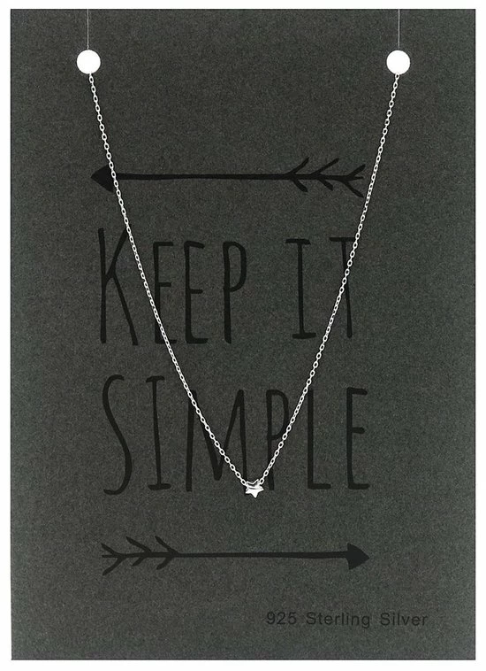 Uitgang βοΈ Dielay - Ketting Met Ster - 925 Sterling Zilver - Lengte Verstelbaar 36-40 Cm π 5 Uitgang βοΈ Dielay - Ketting Met Ster - 925 Sterling Zilver - Lengte Verstelbaar 36-40 Cm π - Afbeelding 3