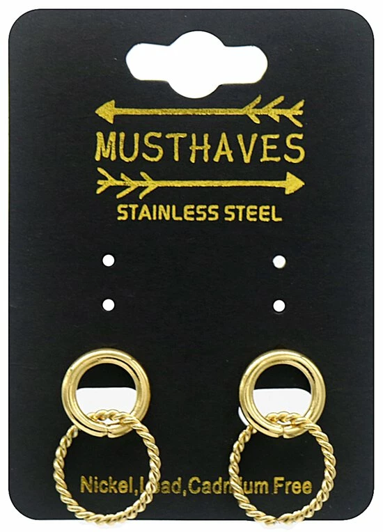 Beste Verkoop ๐คฉ Dielay Oorbellen Met Ring - RVS - 1,5x2,5 Cm - Goudkleurig ๐ 4 Beste Verkoop ๐คฉ Dielay Oorbellen Met Ring - RVS - 1,5x2,5 Cm - Goudkleurig ๐ - Afbeelding 2