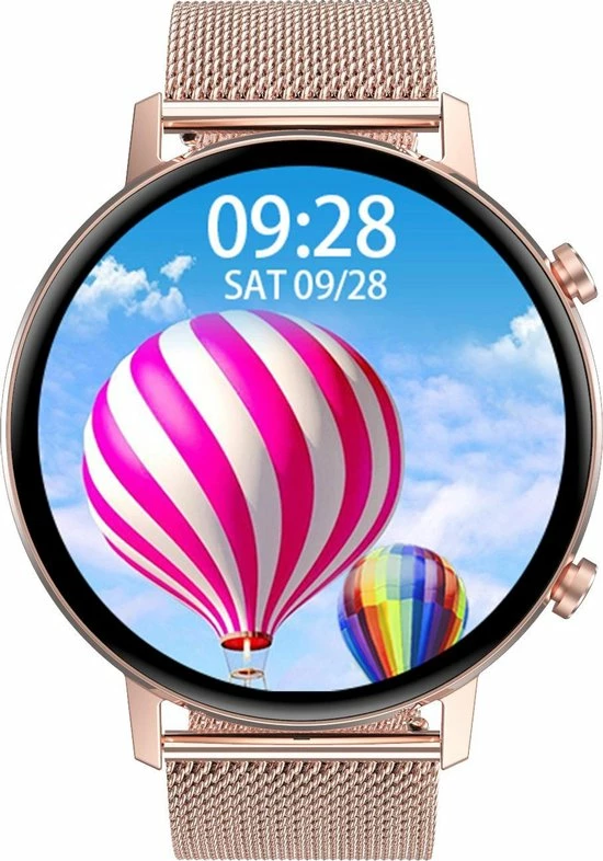 Aanbiedingen 😉 Belesy® Eighteen - Smartwatch Dames - Smartwatch Heren - Horloge - Full Circle - Super Mooi Scherm - 18 Wijzerplaten - Stappenteller - Bloeddruk - Mutli Sport - Milanees - Staal - Goud 😀 2 Aanbiedingen 😉 Belesy® Eighteen - Smartwatch Dames - Smartwatch Heren - Horloge - Full Circle - Super Mooi Scherm - 18 Wijzerplaten - Stappenteller - Bloeddruk - Mutli Sport - Milanees - Staal - Goud 😀