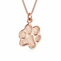 Groothandel 🧨 Elli Dames Halsketting Dames Poot Hanger Symbool Hond In 925 Sterling Zilver 💯