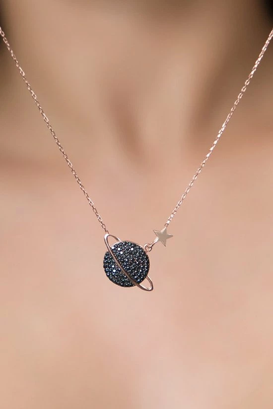 Beste Verkoop 🥰 Hemels Juwelier Hemels J.- Planeet Model- Zilveren Ketting - Dames- 43cm- Het Is Anti-allergeen- Rose- 925 Sterling Zilveren Ketting ✨ 3 Beste Verkoop 🥰 Hemels Juwelier Hemels J.- Planeet Model- Zilveren Ketting - Dames- 43cm- Het Is Anti-allergeen- Rose- 925 Sterling Zilveren Ketting ✨
