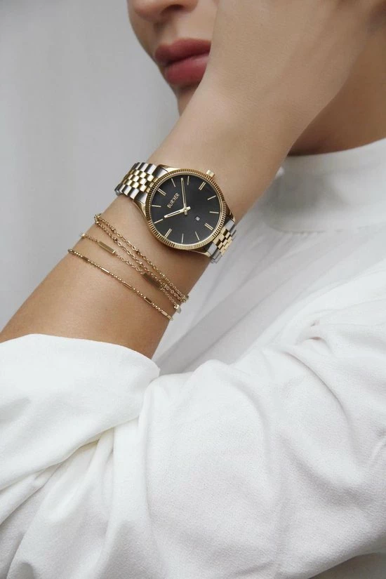 Goedkoopste β¨ BURKER β Watches BURKER Nicky - Rond Dames Polshorloge - Zwart Goud Zilver - 36 Mm π 9 Goedkoopste β¨ BURKER β Watches BURKER Nicky - Rond Dames Polshorloge - Zwart Goud Zilver - 36 Mm π - Afbeelding 7