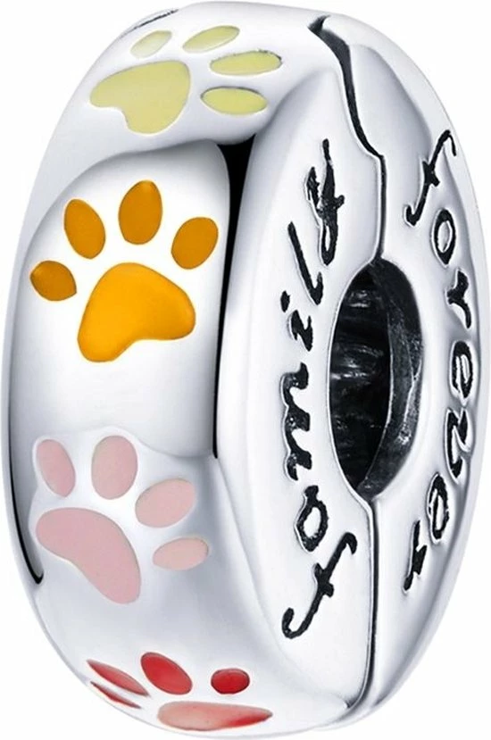 Coupon 🧨 Pootjes Family Forever Clip Bedel | Stopper Bead | Bedels Beads Cadeau | Zilverana | Geschikt Voor Biagi , Pandora , Trollbeads Armband | 925 Zilver ✔️ 3 Coupon 🧨 Pootjes Family Forever Clip Bedel | Stopper Bead | Bedels Beads Cadeau | Zilverana | Geschikt Voor Biagi , Pandora , Trollbeads Armband | 925 Zilver ✔️